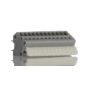 WAGO 12-Contact PCB Terminal Block 2.5 mm Pitch, 1 Row, Polyamide Housing, 6A Current Rating, 160V Voltage 233-212