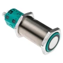 Pepperl + Fuchs Threaded Barrel Ultrasonic Proximity Sensor M30 x 1.5 2000 mm 200mA IO-Link 3V UC2000-30GM-IUEP-IO-V15