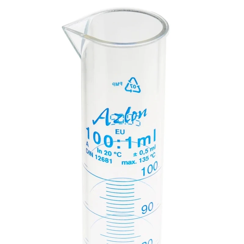 RS PRO Polymethylpentene Measuring Cylinder 100ml 250mm Length 891-9993