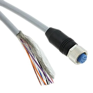 TE Connectivity Female 8 way Straight to Unterminated Free End Sensor Actuator Cable, 1.5 m 2273049-1