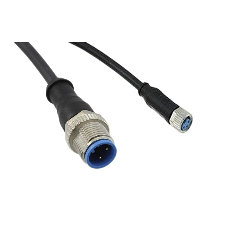 TE Connectivity Female 3 Way Straight to Male 3 Way Straight Sensor Actuator Cable 1.5m 60V AC 2273110-4