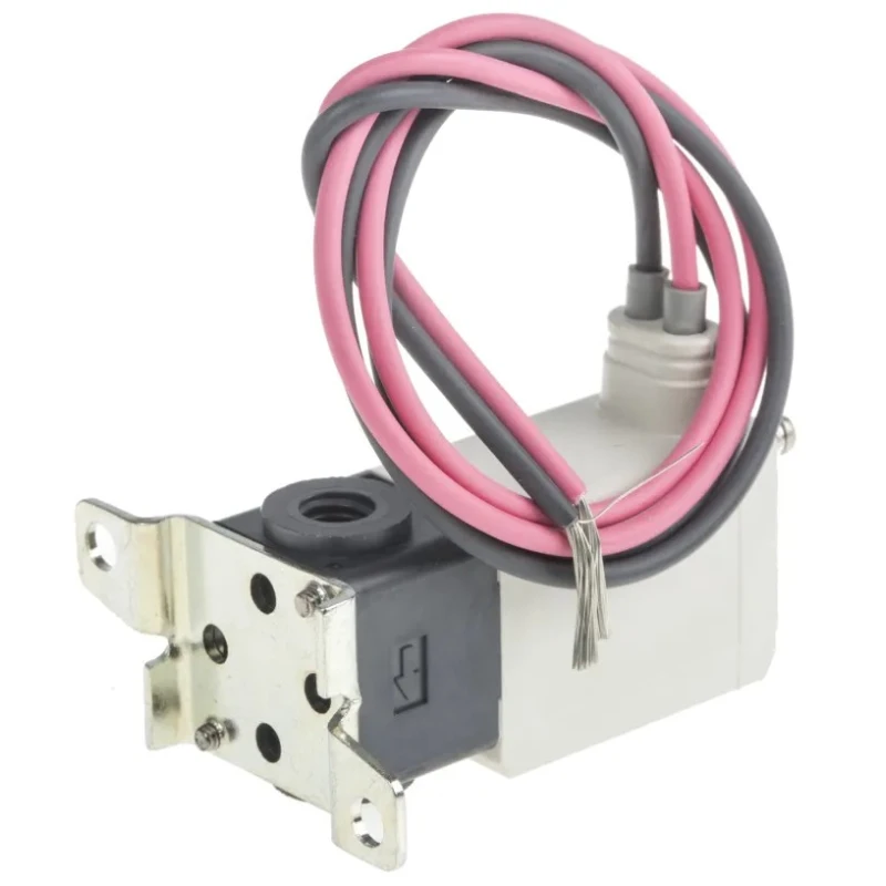 SMC Pneumatic Solenoid Valve 2/2 Solenoid/Spring Rc Threaded Port M5 24V dc 2.5W Resin Body VDW10AA