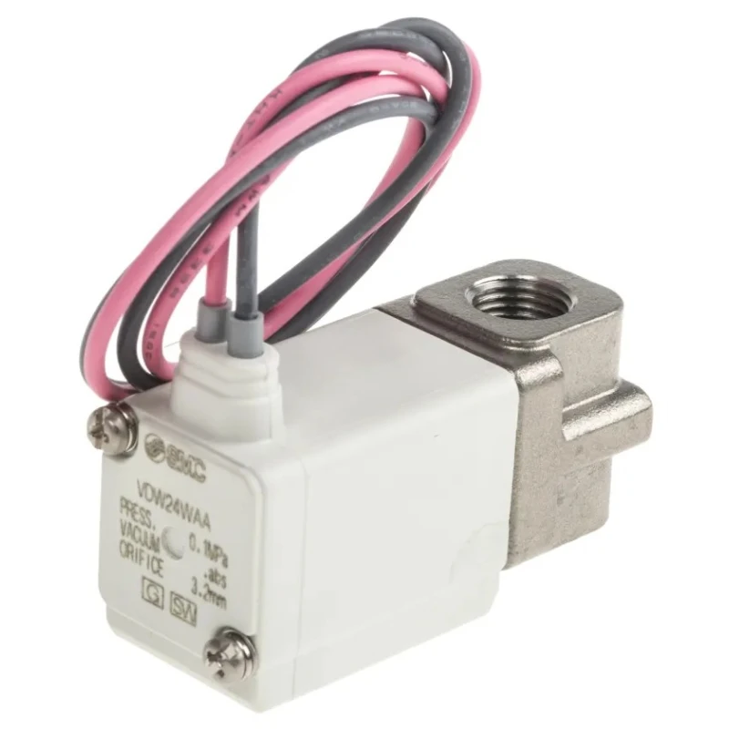 SMC Pneumatic 2/2 Solenoid Spring Valve VDW Series 24V DC 3W VDW24WAA