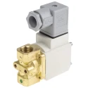 SMC Pneumatic Solenoid Valve 2/2 NC Solenoid/Spring G VX Series, Brass Body, 230V AC, 1/4 in Port Size VX224ELAXB
