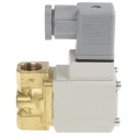 SMC Pneumatic Solenoid Valve 2/2 NC Solenoid/Spring G VX Series, Brass Body, 230V AC, 1/4 in Port Size VX224ELAXB