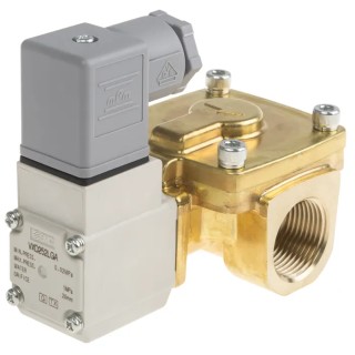 SMC Pneumatic Solenoid Valve Brass Body 3/4 in G Thread 2-Port 24V DC 4.5W VXD252LGA