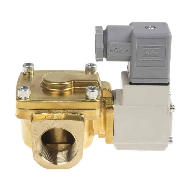 SMC Pneumatic Solenoid Valve Brass Body 3/4 in G Thread 2-Port 24V DC 4.5W VXD252LGA
