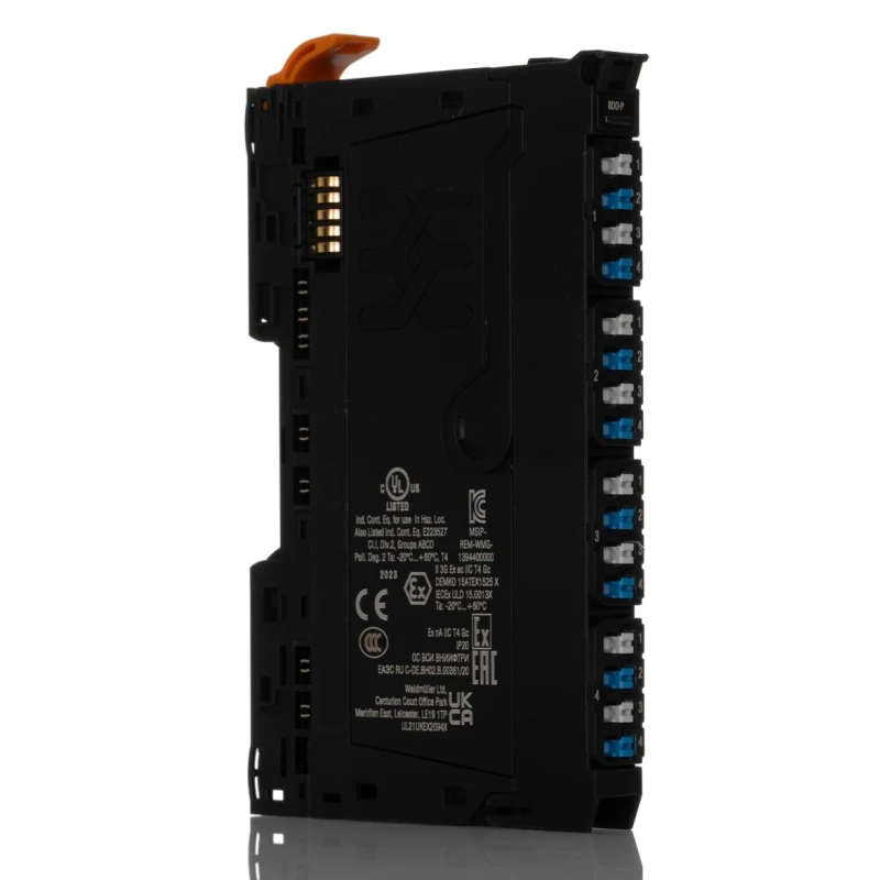 Weidmüller Remote I/O Digital Module 24V DC 8 I/Os DIN Rail Mount 1315240000
