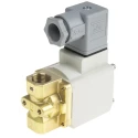 SMC Pneumatic 2/2 Solenoid/Spring Valve 3/8 in Threaded Port NBR Seal Aluminium Body 24V DC 10.5W VX232DGAXB