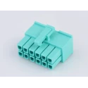 Molex Connector Housing, Female, 12 Way, 2 Row, 4.2 mm Pitch, Nylon, Straight Orientation, Length 26.4 mm 46992-1230