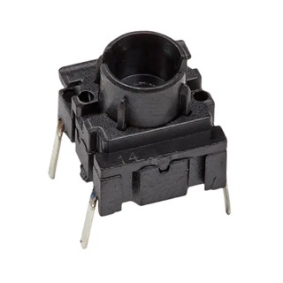 MEC Black Tactile Switch Cap 4 mm Actuator Length SPST 50mA 24V DC Through Hole IP67 3F Series