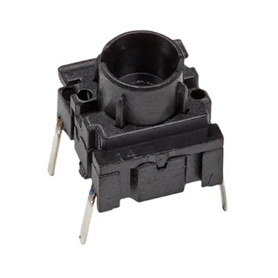MEC Black Tactile Switch Cap 4 mm Actuator Length SPST 50mA 24V DC Through Hole IP67 3F Series