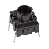 MEC Black Tactile Switch Cap 4 mm Actuator Length SPST 50mA 24V DC Through Hole IP67 3F Series