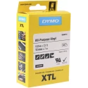 Dymo XTL Black on White Label Printer Tape, 12 mm Width, 7 m Tape Length, 5.5 m Label Length 1868751