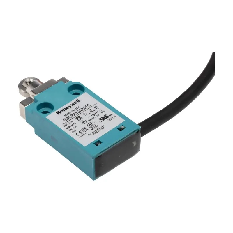 Honeywell Technologies NGC Series Roller Plunger Limit Switch, IP67, Plastic Housing, 400V AC, 10A NGCPA10AX01C