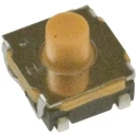 C & K IP67 Black Tactile Switch, Momentary SPST, 50mA 24 V dc, 2.3 mm Actuator Length, Surface Mount KSC421J 70SH LFS