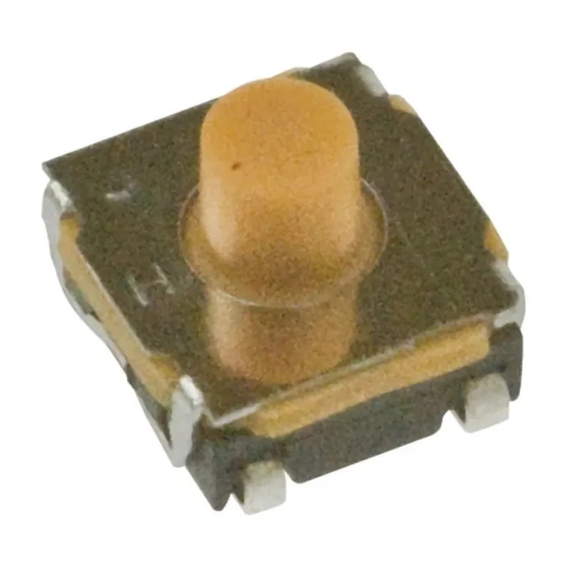 C & K IP67 Black Tactile Switch, Momentary SPST, 50mA 24 V dc, 2.3 mm Actuator Length, Surface Mount KSC421J 70SH LFS