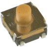 C & K IP67 Black Tactile Switch, Momentary SPST, 50mA 24 V dc, 2.3 mm Actuator Length, Surface Mount KSC421J 70SH LFS