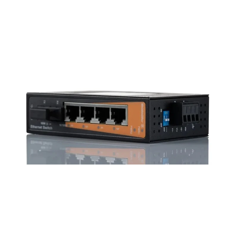 Weidmüller Unmanaged 5 Port Ethernet Switch Rack Mount, 4 RJ-45 Ports, 2 SFP Ports, 115x30x70mm, Model 1240890000