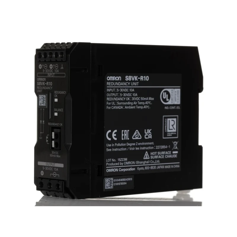 Omron Redundancy Module for use with S8VK-G Series S8VK-R, 10A Output Current S8VK-R10