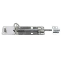 RS PRO Steel Padlockable Bright Zinc Brenton Pad Bolt 200 mm 893-8691