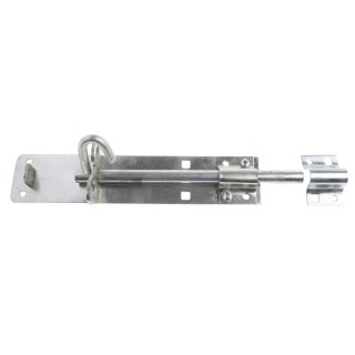 RS PRO Steel Padlockable Bright Zinc Brenton Pad Bolt 200 mm 893-8691