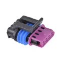 Delphi GT 150 Automotive Connector Female Black Cable 4 Way Crimp Termination 15410728