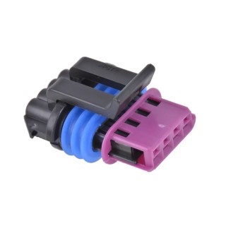 Delphi GT 150 Automotive Connector Female Black Cable 4 Way Crimp Termination 15410728
