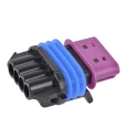 Delphi GT 150 Automotive Connector Female Black Cable 4 Way Crimp Termination 15410728