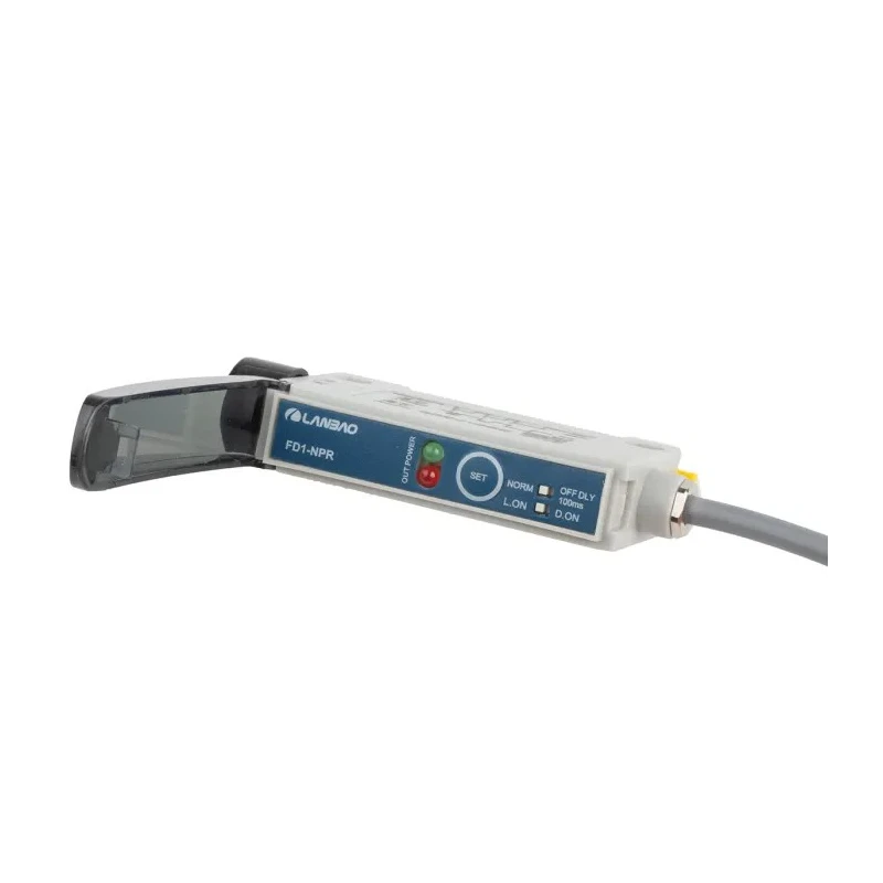 RS PRO Plastic Fibre Optic Sensor 1 to 800 mm Detection Range NPN/PNP Output IP65 3V IP65