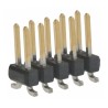 Amphenol FCI C-Grid Series Straight Surface Mount Pin Header 10 Contacts 2.54mm Pitch 2 Row Unshrouded 1591-0100