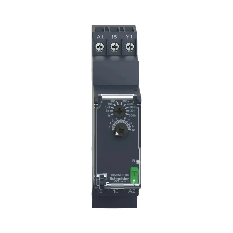 Schneider Electric Harmony Time Series DIN Rail Timer Relay, 1-Contact, 24 to 240 V dc 24V ac, 240 V ac, ON Delay RE22R1AMR