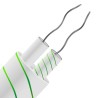 RS PRO XQ Series Type K Thermocouple Cable/Wire 10 m, Fibreglass Insulation, Unscreened, Flat Pair, 350°C Max, 1 x 215-4926