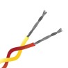 RS PRO Type K Thermocouple Cable/Wire, Unscreened, Twin Twisted 10 m, Perfluoroalkoxy Alkane Insulation, 7 x 0.2 mm 215-4939