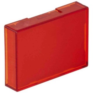 Omron Red Rectangular Push Button Lens 24mm x 18mm x 38mm A16L-JR