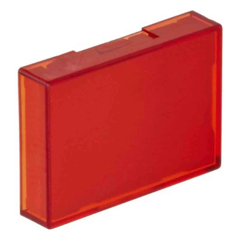 Omron Red Rectangular Push Button Lens 24mm x 18mm x 38mm A16L-JR
