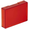Omron Red Rectangular Push Button Lens 24mm x 18mm x 38mm A16L-JR