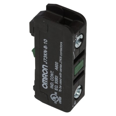 Omron Auxiliary Contact Block 1 Contact 1 NC Front Mount 10A 24V J73KN-B-10