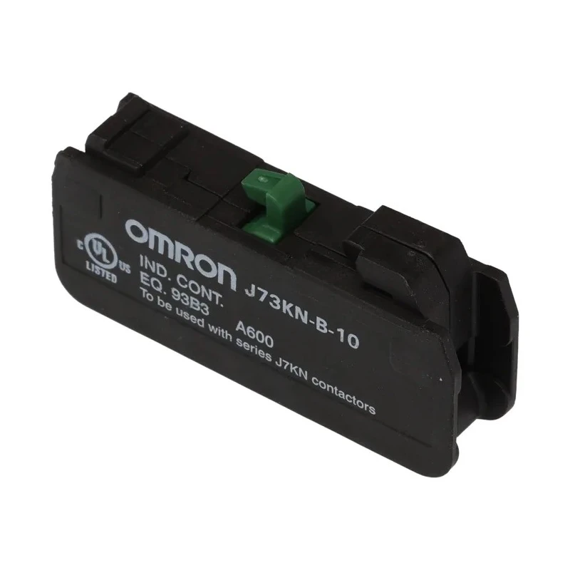 Omron Auxiliary Contact Block 1 Contact 1 NC Front Mount 10A 24V J73KN-B-10