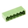 RS PRO Right Angle Through Hole Pluggable Terminal Block 6 Contacts 5 mm Pitch Shrouded CTB9352