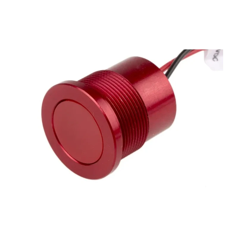 RS PRO Red Panel Mount Indicator 12V 40mA Lead Wire Termination IP67 Flush Bezel 898-7693