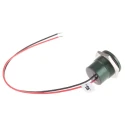 RS PRO Green Panel Mount Indicator 220V AC Lead Wire Termination IP67 Flush Bezel 898-7740