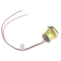 RS PRO Yellow 12V Panel Mount Indicator, 40mA, Lead Wire Termination, Flush Bezel, IP67 898-7762