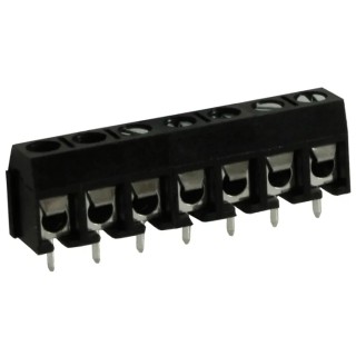 RS PRO PCB Terminal Block 7-Contact 5 mm Pitch 16A 1 Row Polyamide Black CTB5202