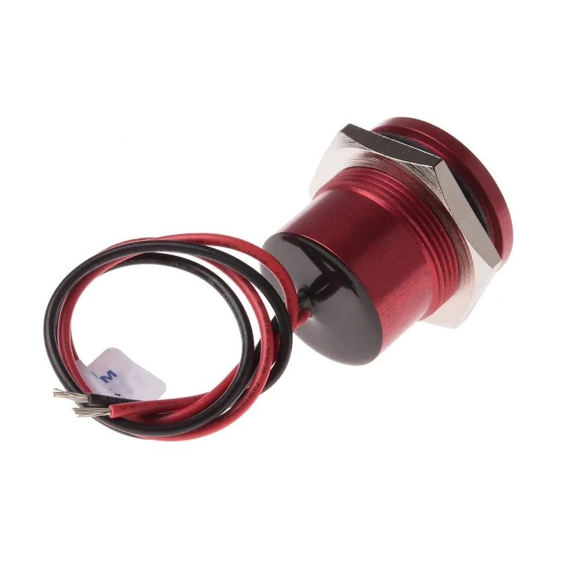 RS PRO Panel Mount Indicator 22 mm Flush Anodised Aluminium IP67 LED Indicator 898-7719