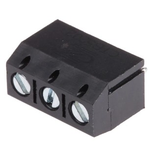 RS PRO CTB5202 Series PCB Terminal Block, 3-Contact, 5 mm Pitch, 1 Row, Polyamide Housing, 16A Current, 250V CTB5202