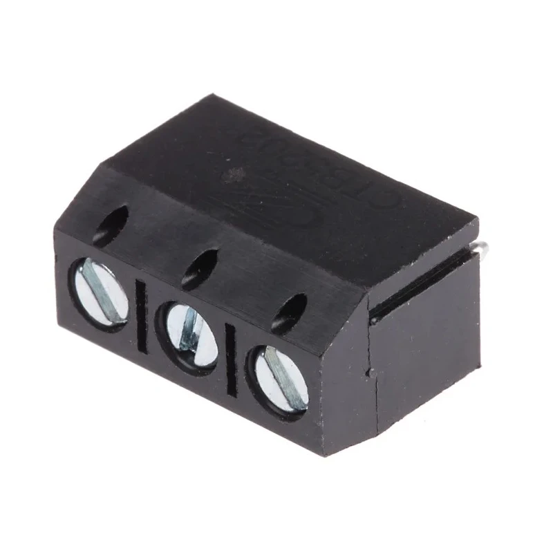 RS PRO CTB5202 Series PCB Terminal Block, 3-Contact, 5 mm Pitch, 1 Row, Polyamide Housing, 16A Current, 250V CTB5202