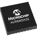 Microchip 8 bit AVR Microcontroller 64kB FLASH 8kB SRAM 24 MHz 32-Pin TQFP AVR64DA32
