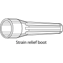 LEMO Strain Relief Boot Black Brass Accessory for Use with 0B Series GMA.0B.025.DN
