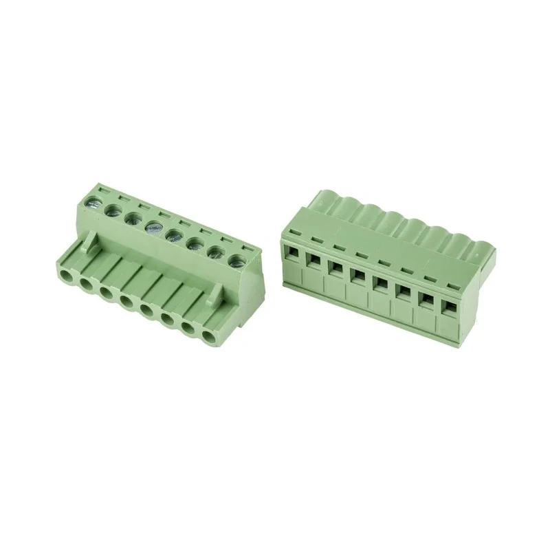 RS PRO Pluggable Terminal Block 8-Contact 5 mm Pitch 1 Row 250V 15A CTB9202
